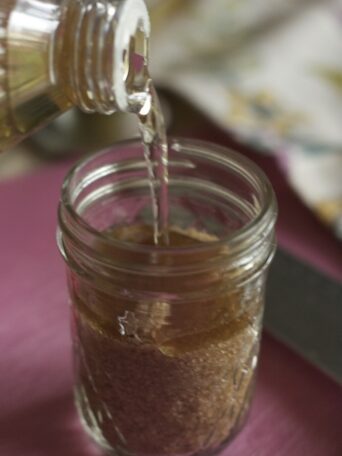 Vanilla Sugar Scrub in a jar