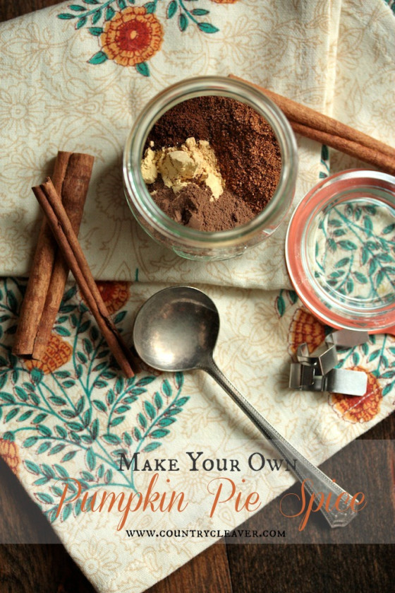 Make Your Own Pumpkin Pie Spice Blend!! Make the perfect blend for all your fall needs! - homemadehome.com