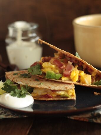 Breakfast Quesadilla - homemadehome.com