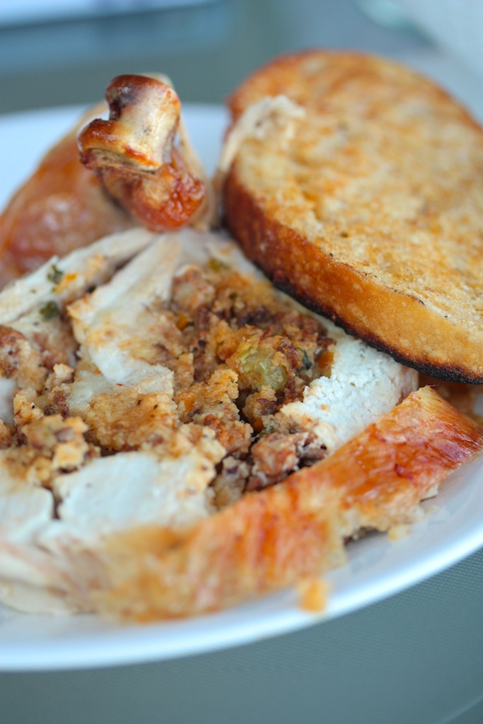 Chorizo and Cornbread Stuffing - homemadehome.com