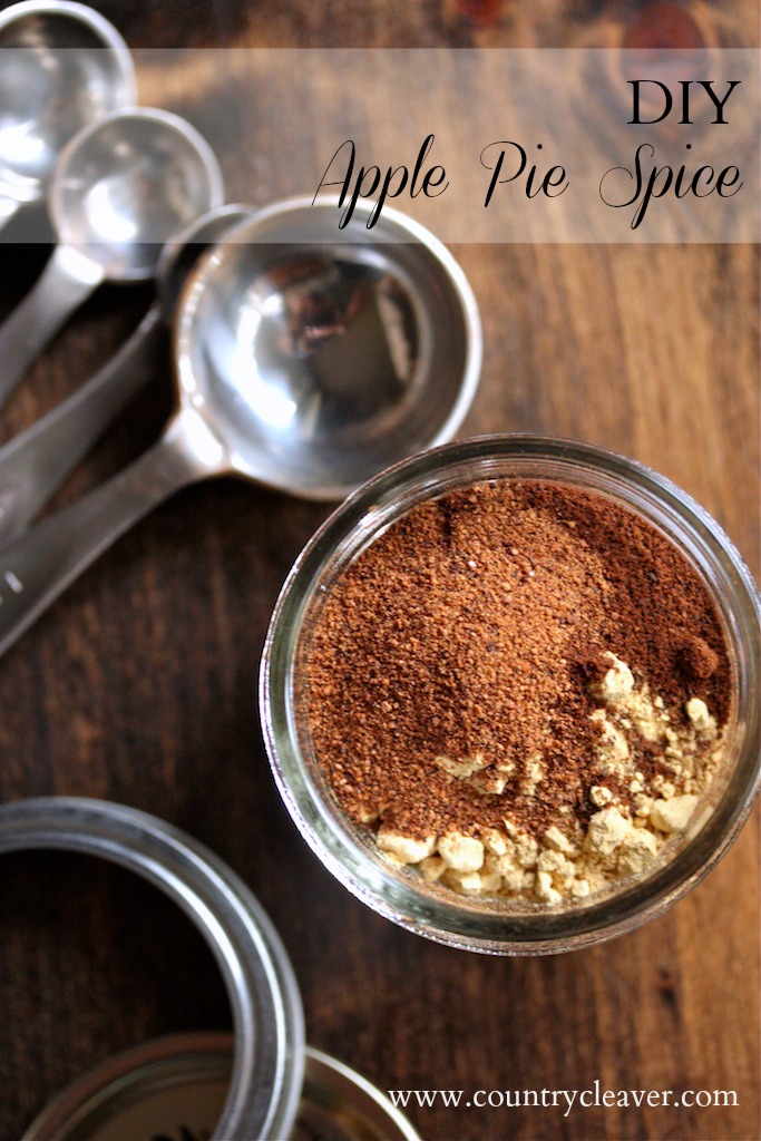 DIY Apple Pie Spice - Custom blend your own Apple Pie Spice for the holidays!
