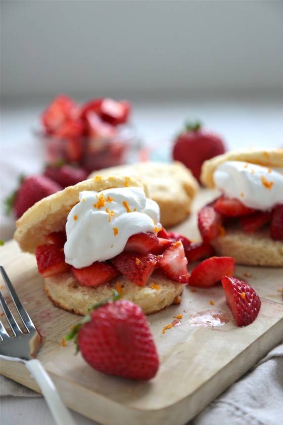Strawberry Grand Marnier Shortcake - homemadehome.com