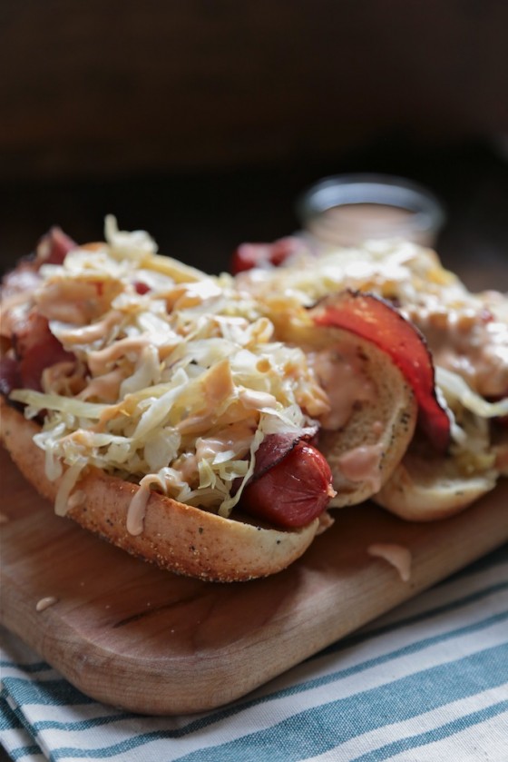 Reuben Hot Dog - homemadehome.com