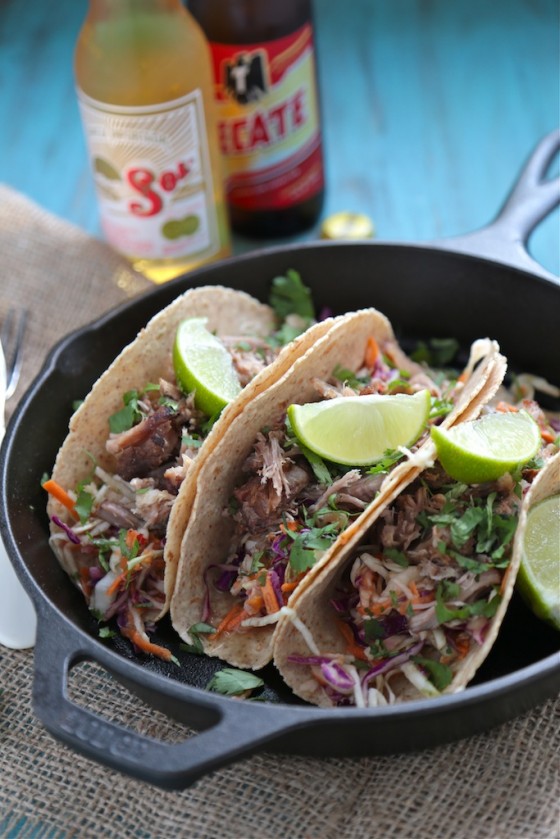 5 Spice Asian Pork Tacos - homemadehome.com Low Carb, Slow Cooker Tacos with Spicy Chinese 5 Spice #fitfriday