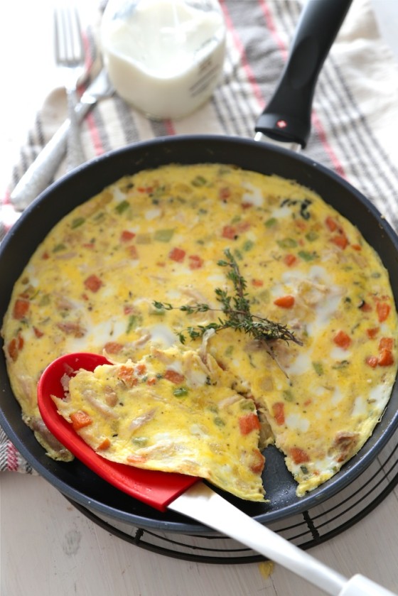 Thanksgiving Leftover Frittata and SwissDiamond Non-Stick Set Giveaway - homemadehome.com