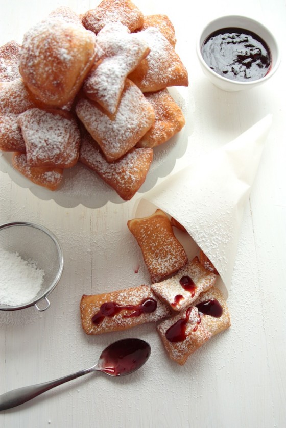 Authentic Beignets with Raspberry Sauce - homemadehome.com