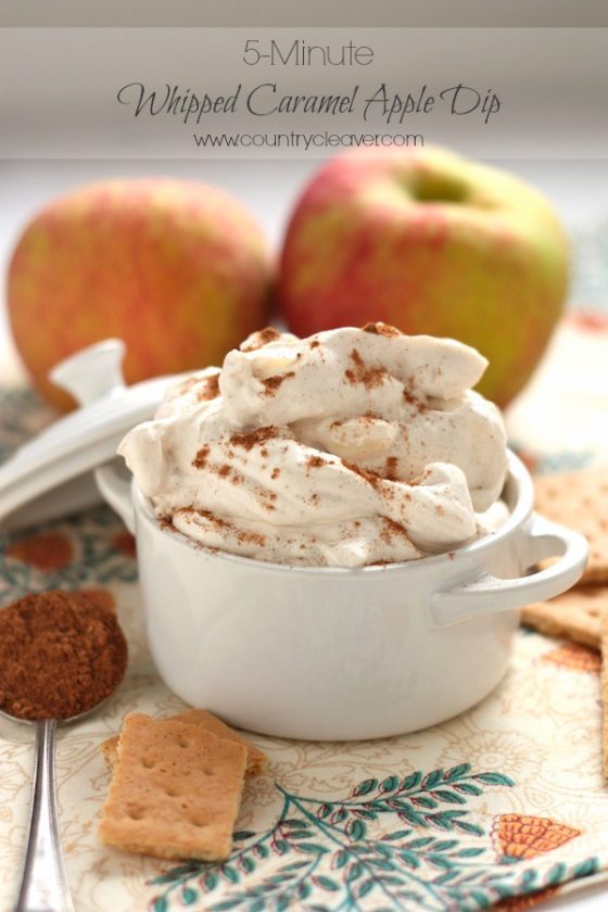 5 Minute Caramel Apple Dip - homemadehome.com