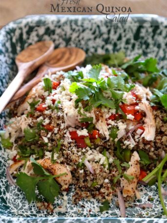 Fresh Mexican Quinoa Salad - homemadehome.com Easy, fresh and packed with protein!