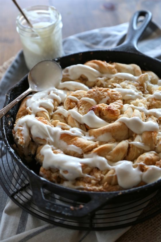 Lemon Coconut Swirl Skillet Danish - homemadehome.com This takes that average cinnamon roll up a million notches!
