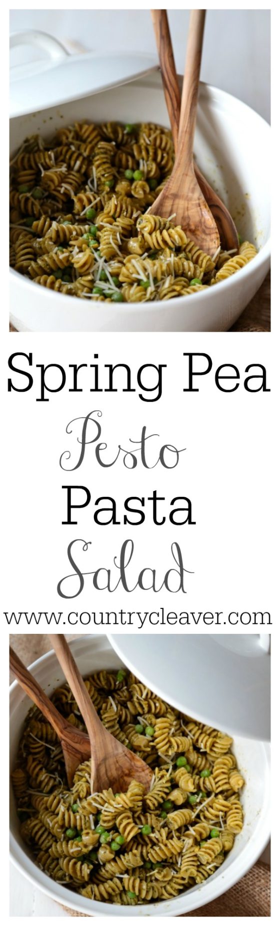 Spring Pea Pesto Pasta Salad