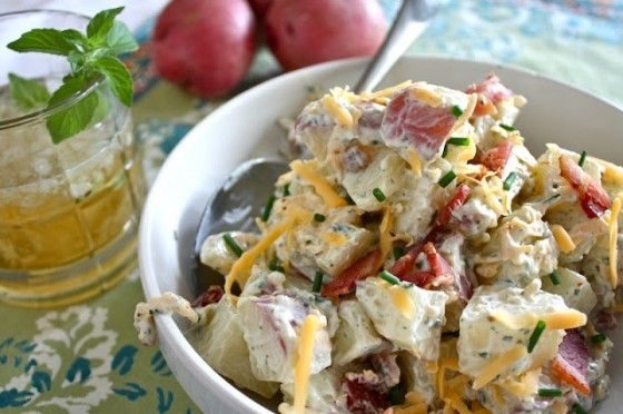 Loaded Baked Potato Salad - Country Cleaver