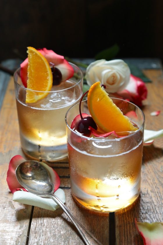 Rosewater Old Fashioned - homemadehome.com