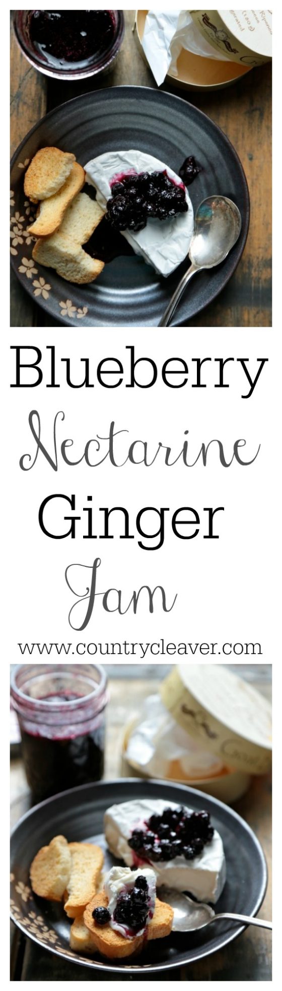 Blueberry Nectarine Ginger Jam
