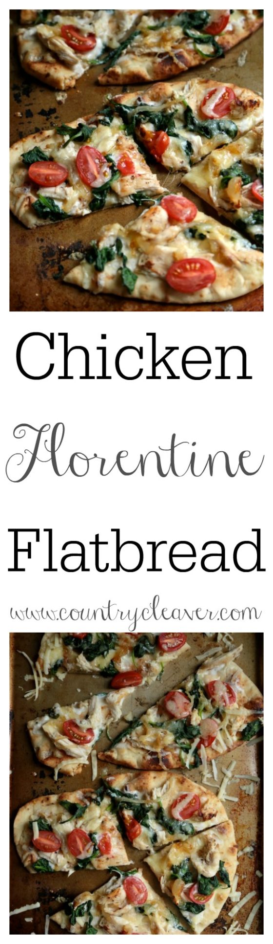 Chicken Florentine Flatbread