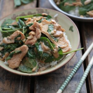 {Swimming Rama Chicken} Take Out has gone Take IN!! Try this Thai favorite tonight, it's so fast and easy!!