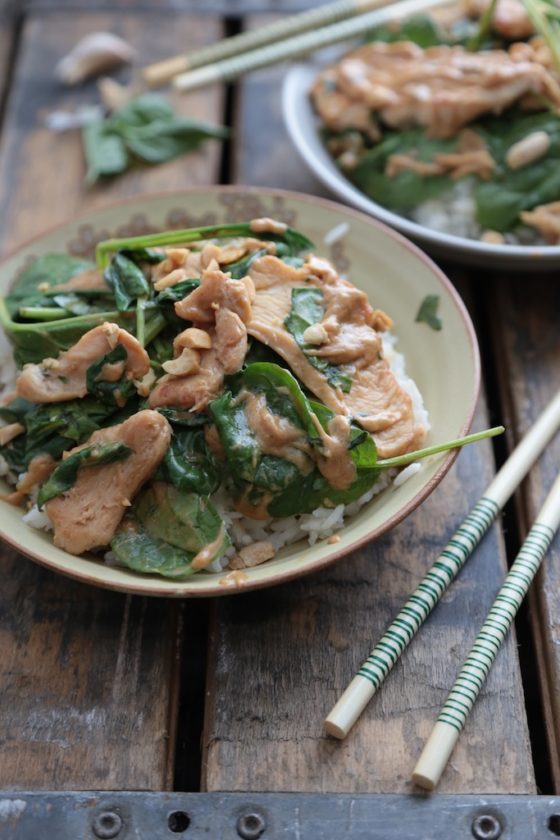 {Swimming Rama Chicken} Take Out has gone Take IN!! Try this Thai favorite tonight, it's so fast and easy!!