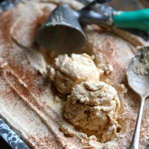 Easy No Churn Pumpkin Ice Cream - homemadehome.com You don't need an ice cream maker to get that rich creamy ice cream at home!!