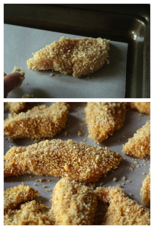 Homemade Frozen Chicken Strips - Make your own homemade frozen chicken strips for a quick dinner with things in your own kitchen and and save MONEY!! - homemadehome.com #howtotuesday