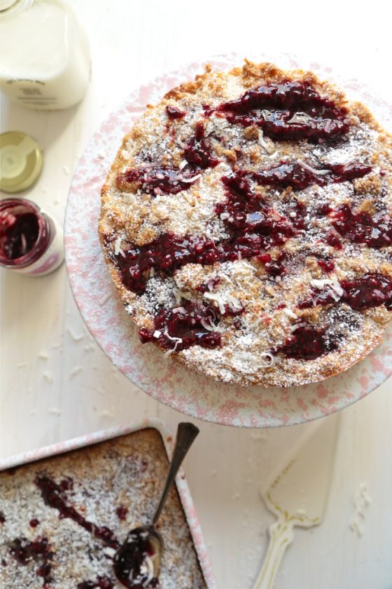 Raspberry Coconut Coffee Cake - homemadehome.com Take your morning cup of coffee up a notch with a slice of this sweet treat!