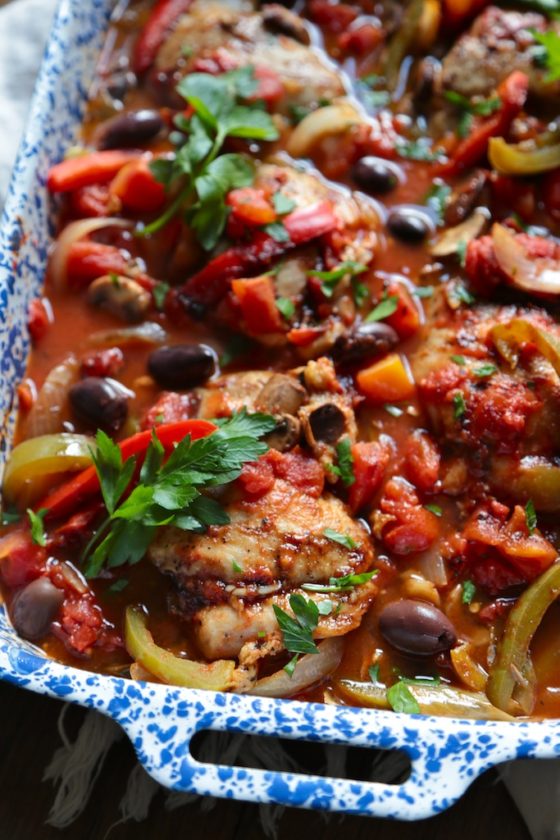 Vegetable Packed Chicken Cacciatore - homemadehome.com