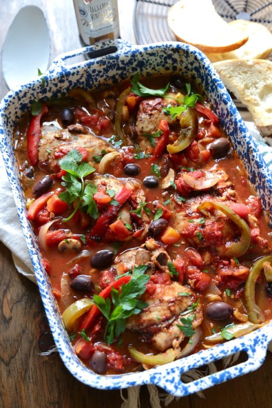 Vegetable Packed Chicken Cacciatore - homemadehome.com
