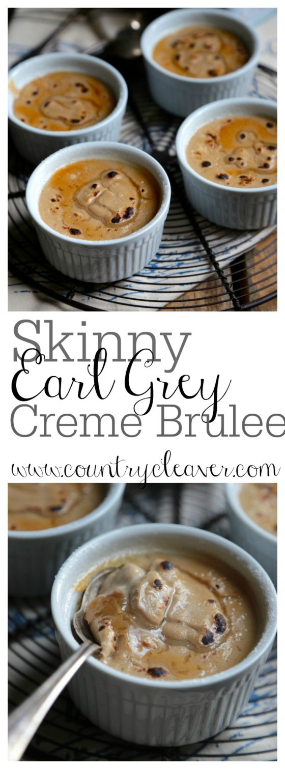 Skinny Earl Grey Creme Brulee - homemadehome.com Bring a little high tea class to your next dessert! And make it SKINNY! See how we made it taste great and better for your waistline!