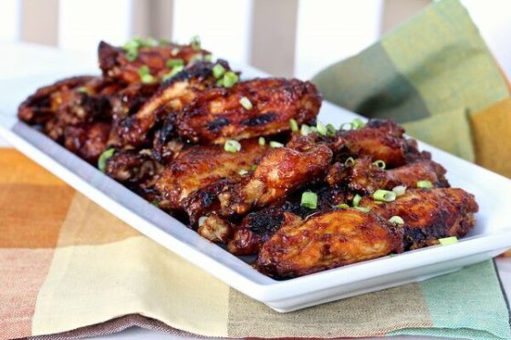 Slow Cooker Asian Glazed Wings + 15 More Slow Cooker Appetizers for Game Day- homemadehome.com