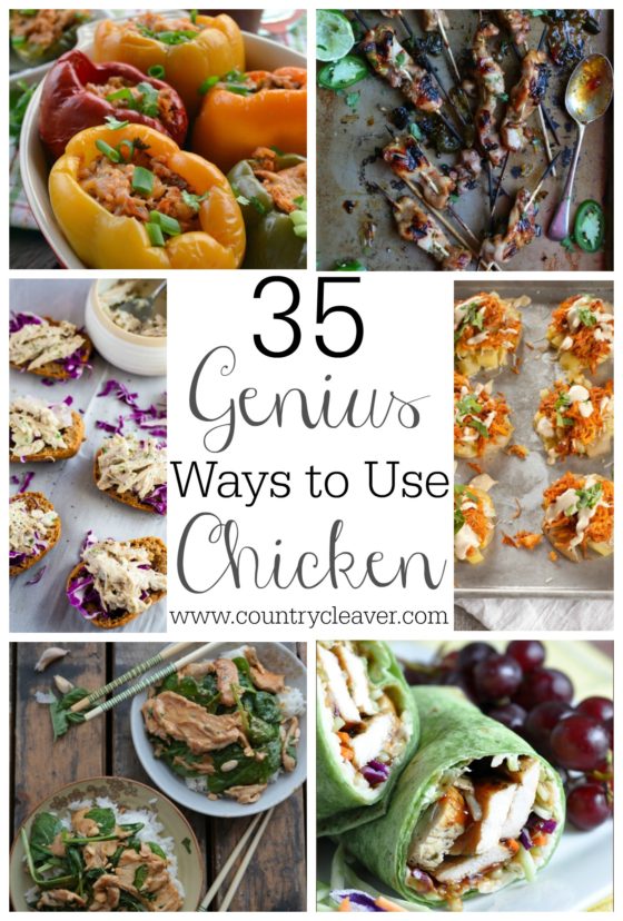 35 Genius Ways to Use Chicken-- homemadehome.com