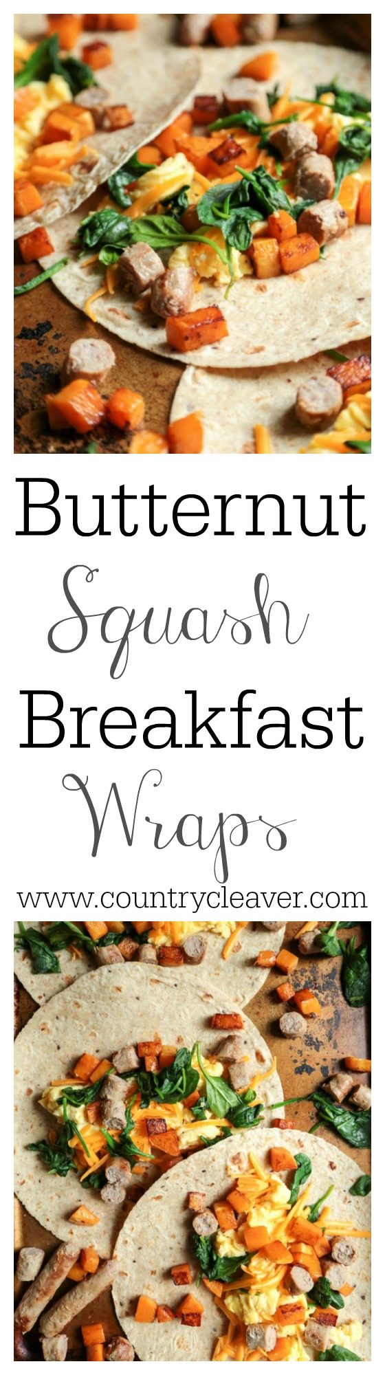 Butternut Squash Breakfast Wraps--homemadehome.com