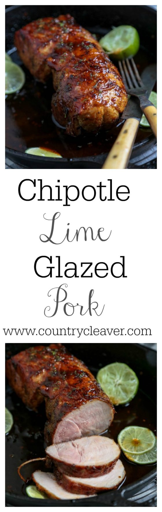 Chipotle Lime Glazed Pork--homemadehome.com