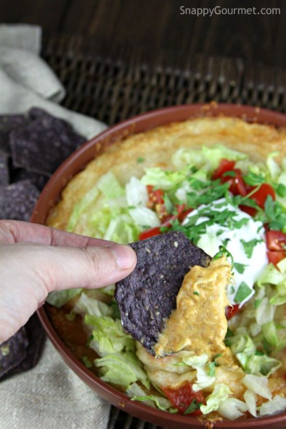Chicken Enchilada Dip--homemadehome.com