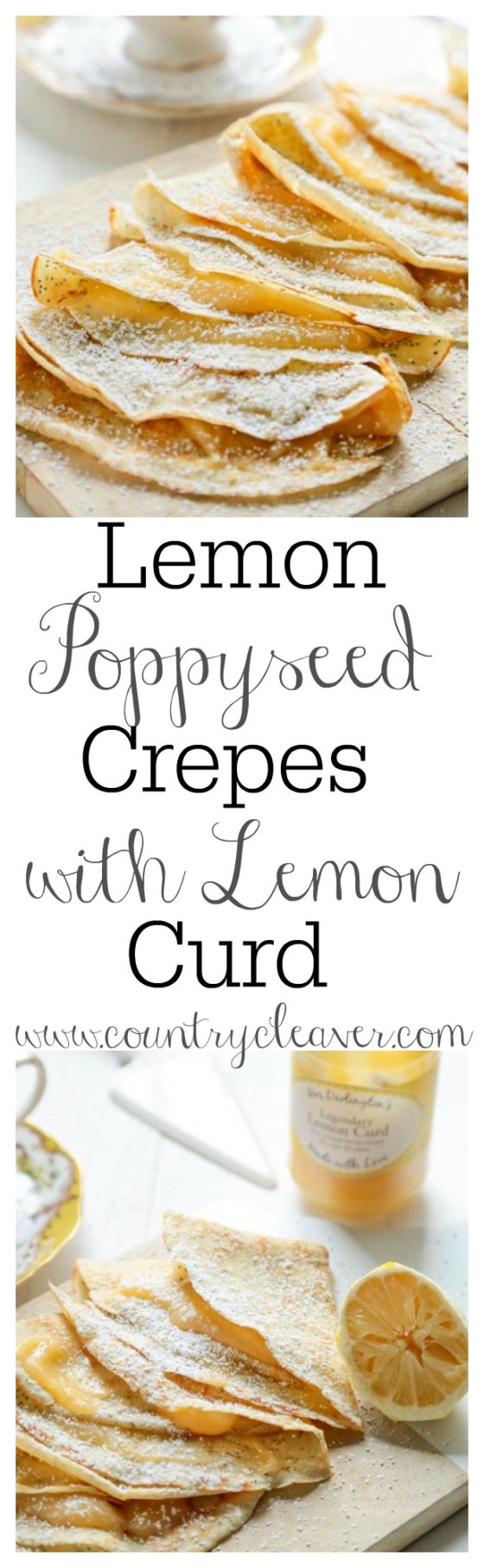 Lemon Poppyseed Crepes with Lemon Curd--homemadehome.com