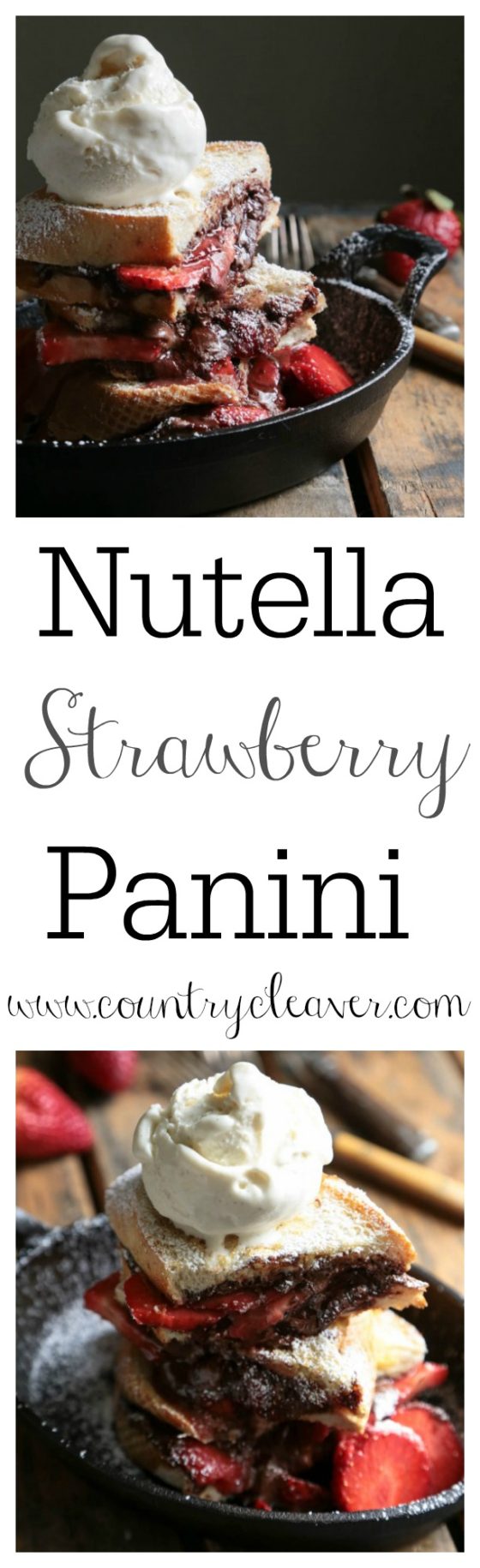 Nutella Strawberry Panini--homemadehome.com