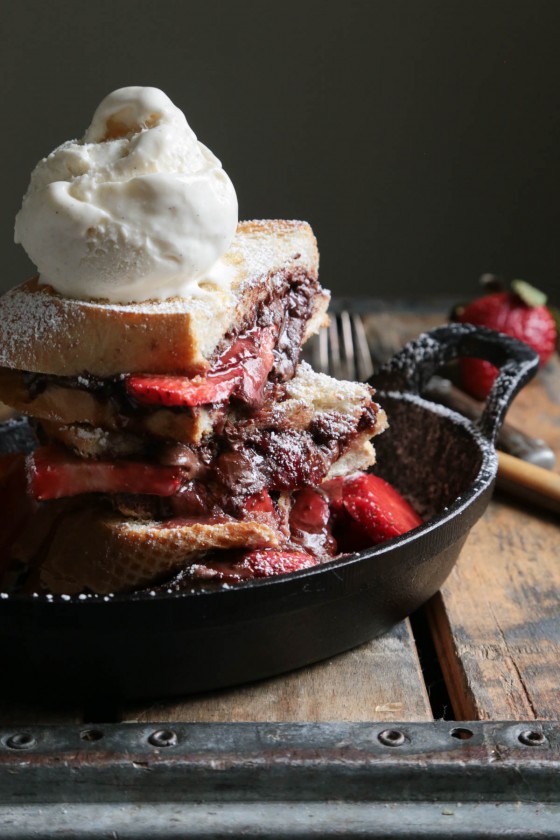 Nutella Strawberry Panini and 25 Other Insanely Delicious Cast Iron Desserts