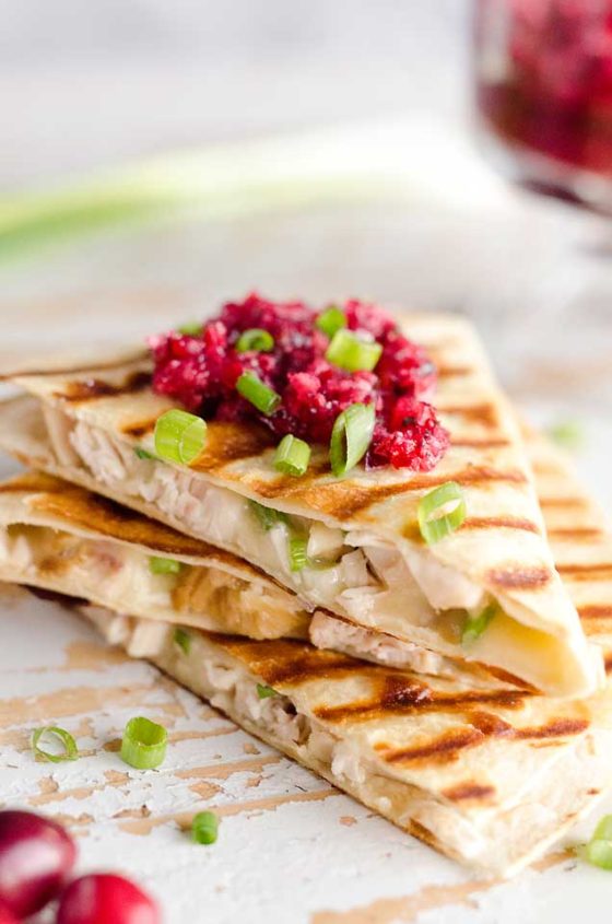 light-turkey-quesadillas-with-cranberry-salsa-25-thanksgiving-turkey-leftover-ideas-you-have-to-try