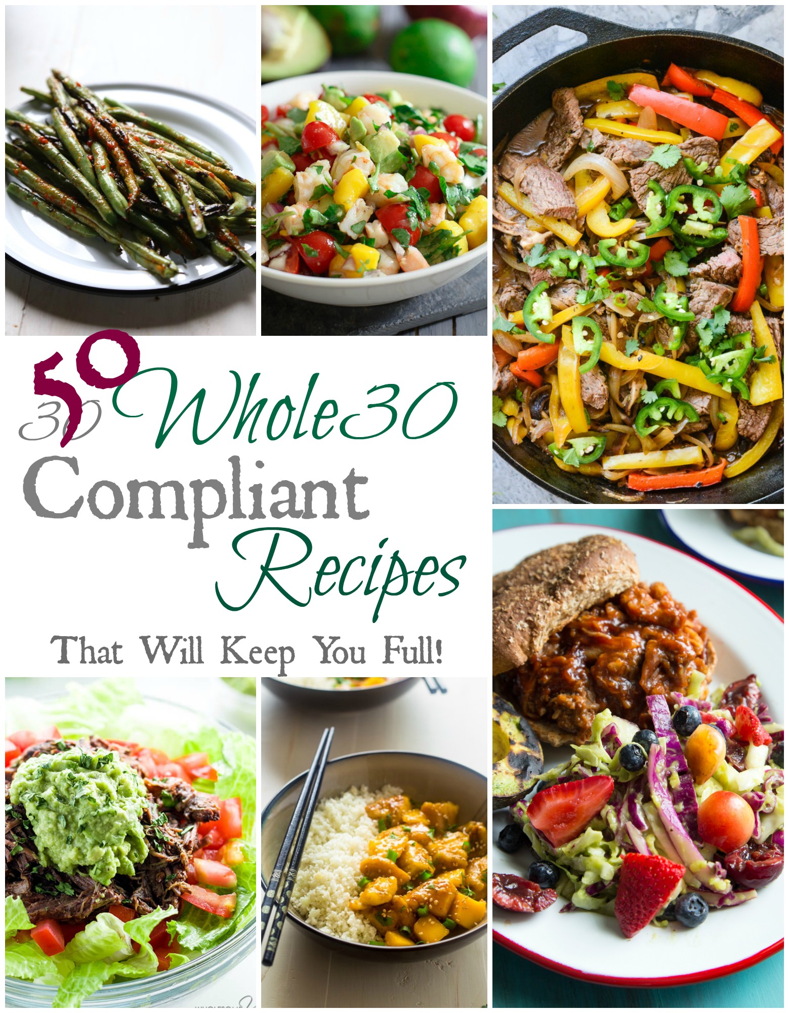 Whole30 List of Approved Food - Pure and Simple Nourishment