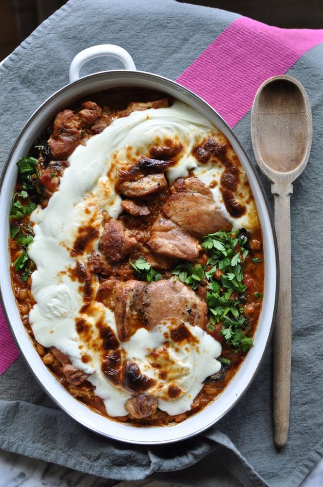 One-Pot-Cheesy-Chicken-and-Rice-50 One Skillet Dinners