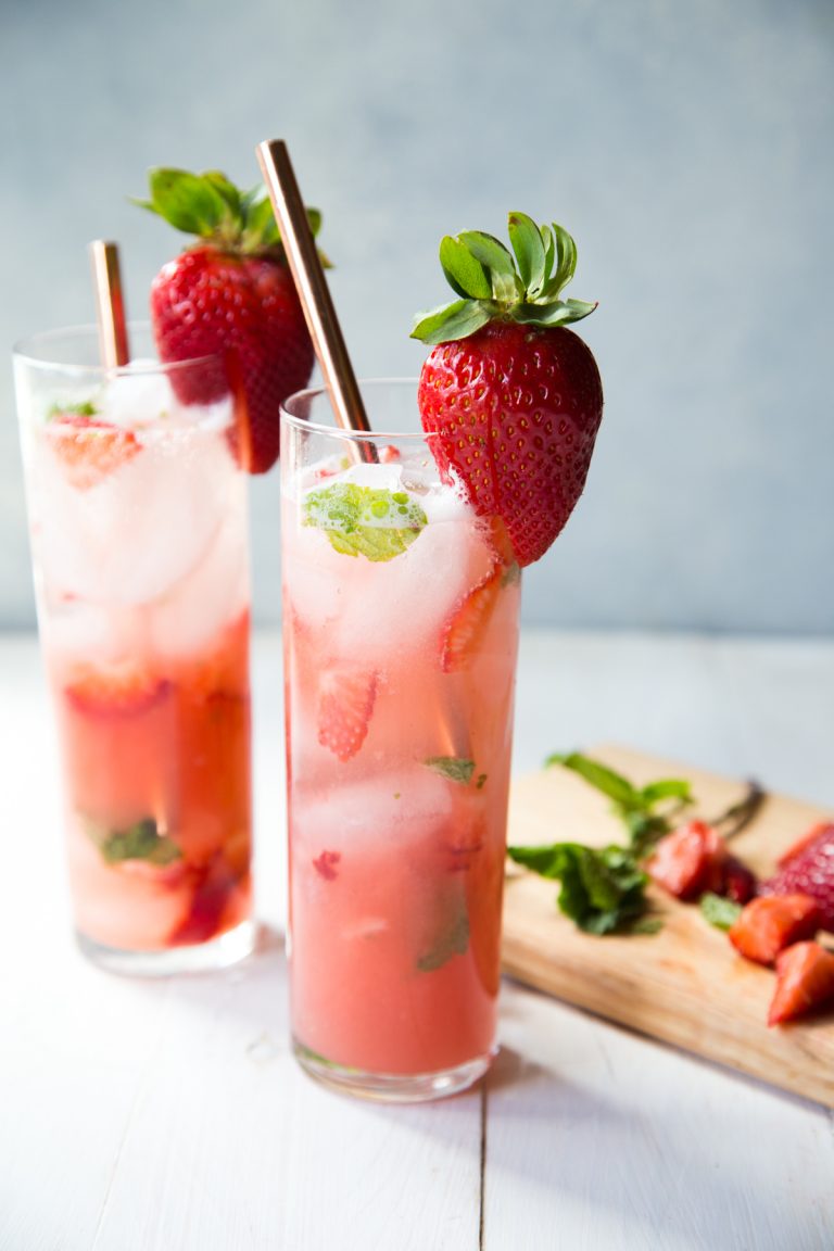 Strawberry Guava Mint Agua Fresca