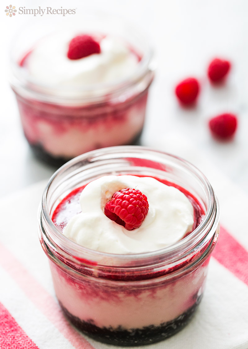 Mason Jar Raspberry Cheesecakes Plus 25 MORE Epic Desserts in Jars