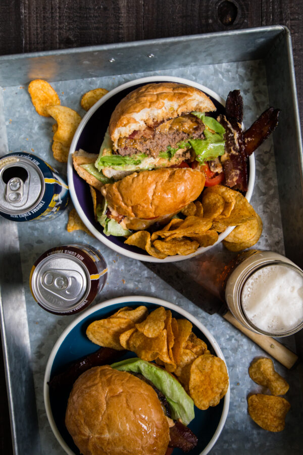 This Korean BBQ Burger with Miso-Candied Bacon is truly a delightful mashup of flavors hits your tastebuds! 