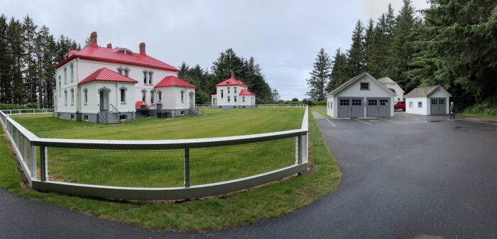 Lighthouse Keeper's Residence at North Head Lighthouse at Cape Disappointment