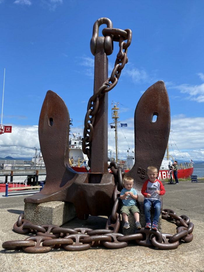 Anchor at Maritime Museum at Astoria Oregon